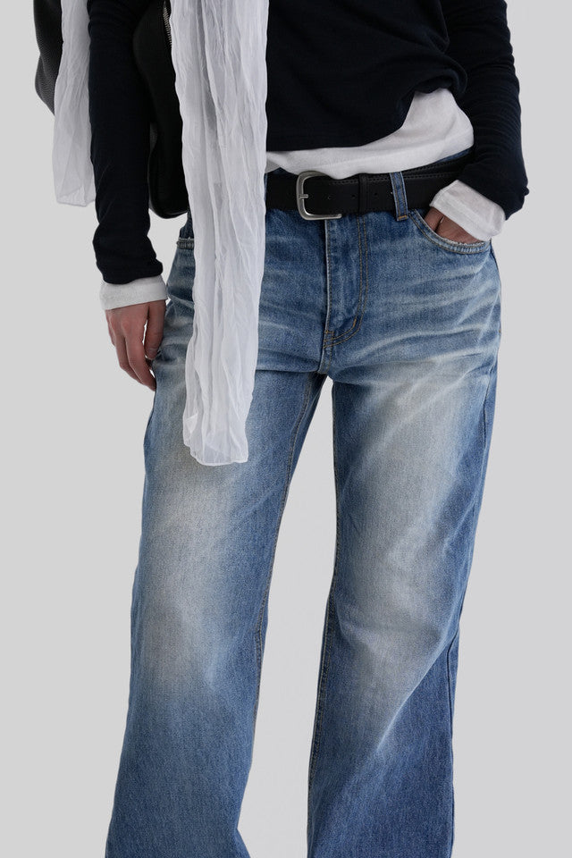[ Pre-order ] Autumn Made Embross Washing Denim