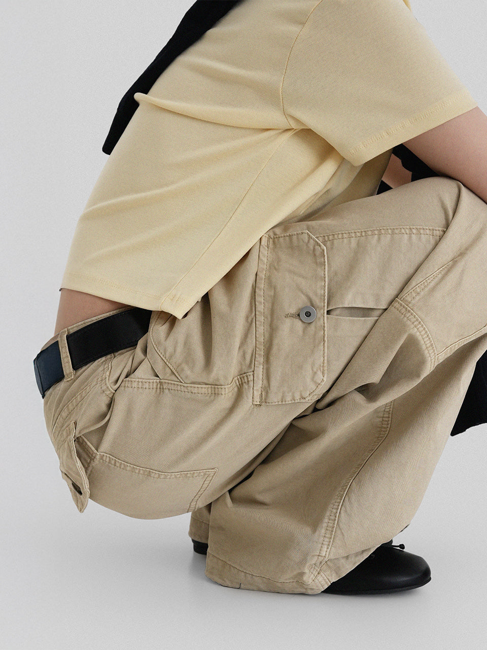 [ Pre-order ] Washing Carpenter Cargo Pants