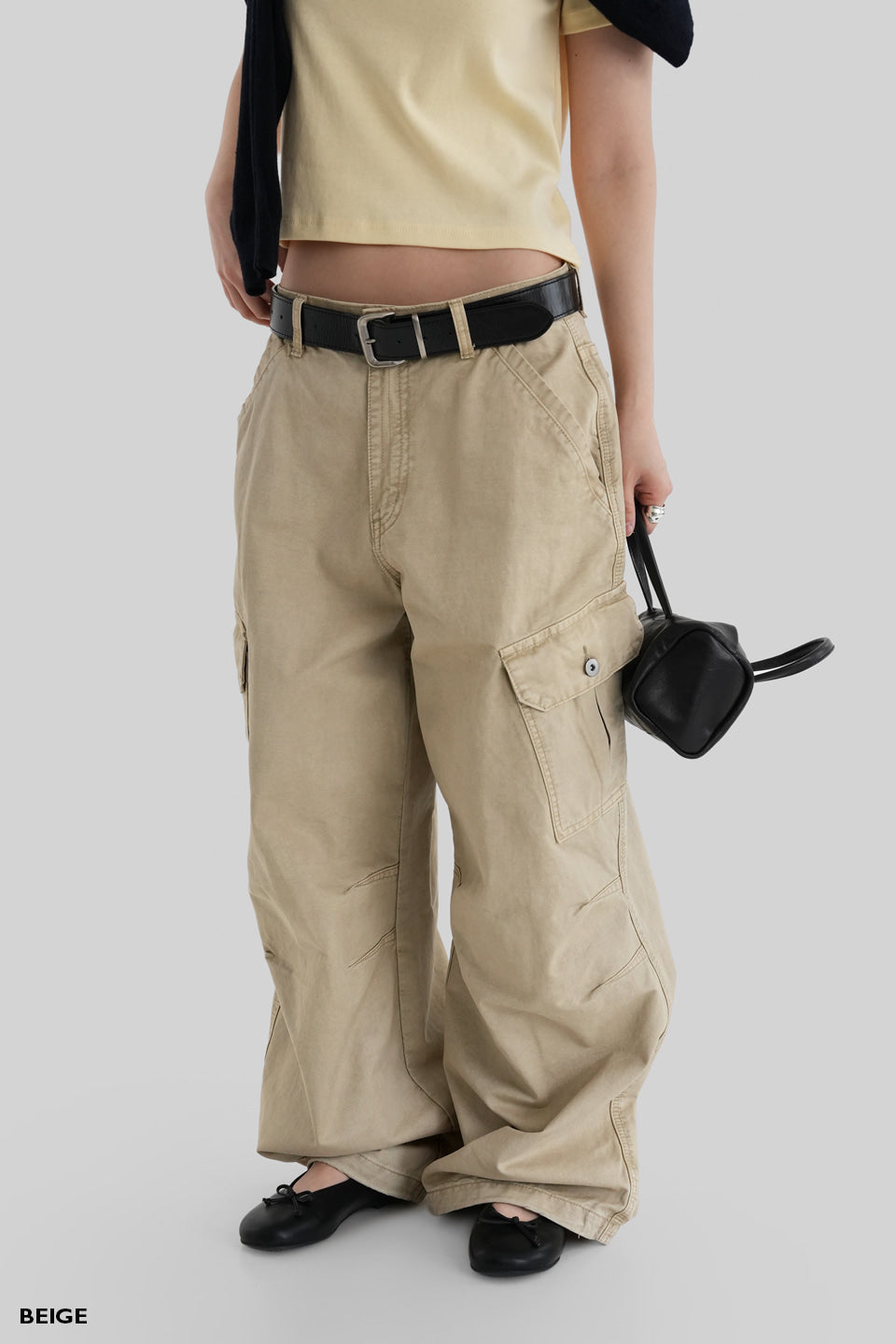 [ Pre-order ] Washing Carpenter Cargo Pants
