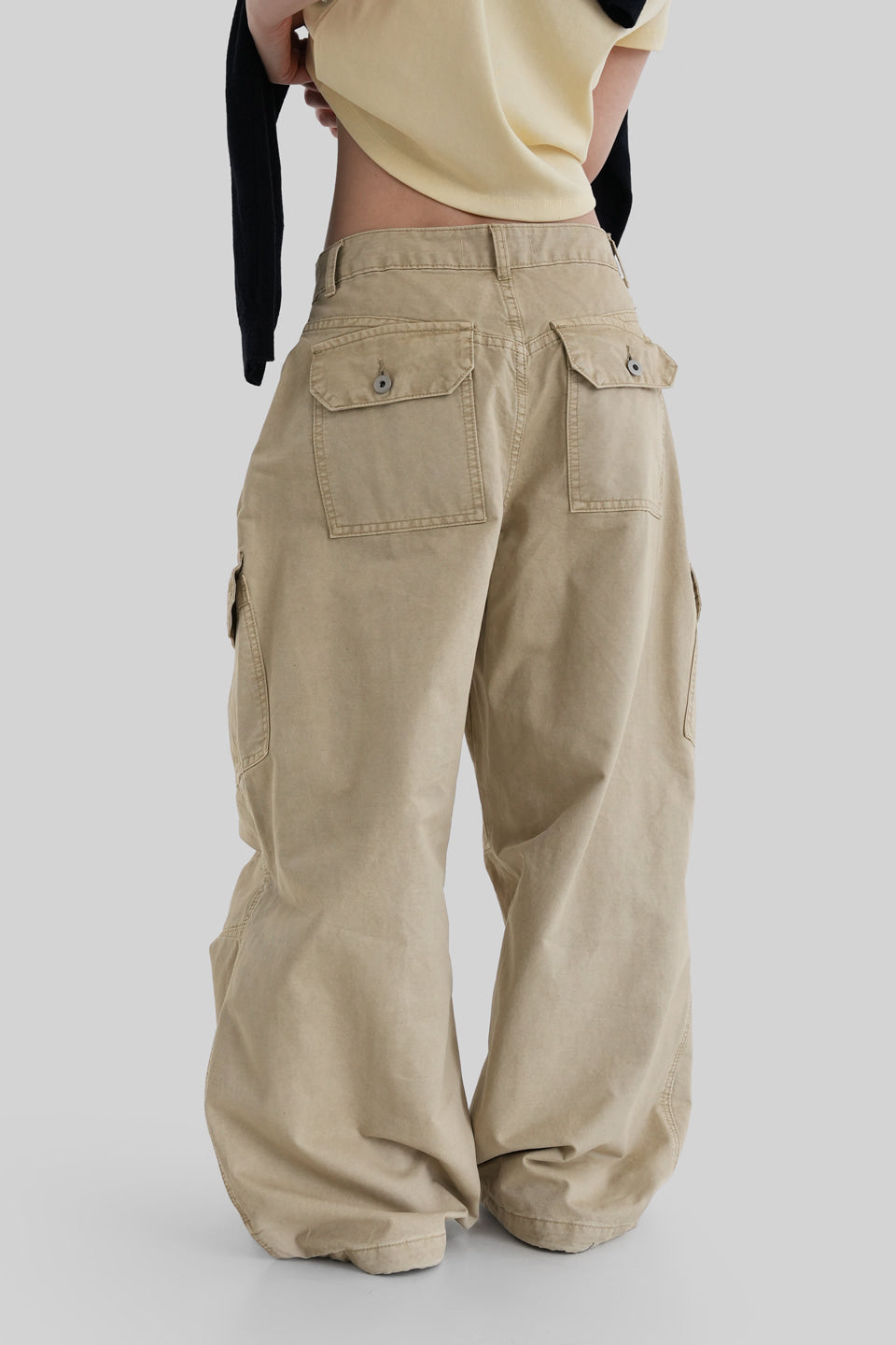 [ Pre-order ] Washing Carpenter Cargo Pants