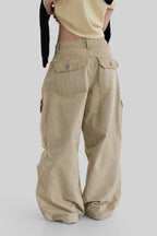 [ Pre-order ] Washing Carpenter Cargo Pants