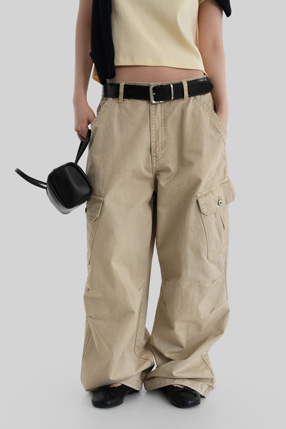 [ Pre-order ] Washing Carpenter Cargo Pants