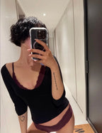 [ Pre-order ] Triangle Lace Bralette