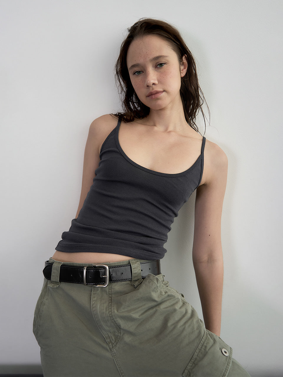 [ 店主推薦 Pre-order ] Autumn Made 莫代爾棉質U領背心 Caesar U-Neck Sleeveless
