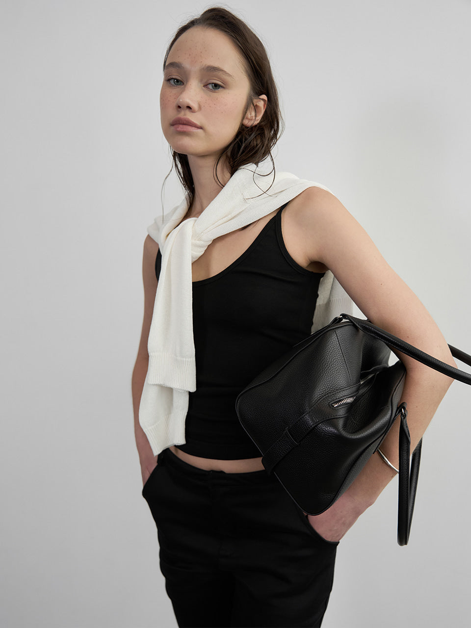 [ 店主推薦 Pre-order ] Autumn Made 莫代爾棉質U領背心 Caesar U-Neck Sleeveless