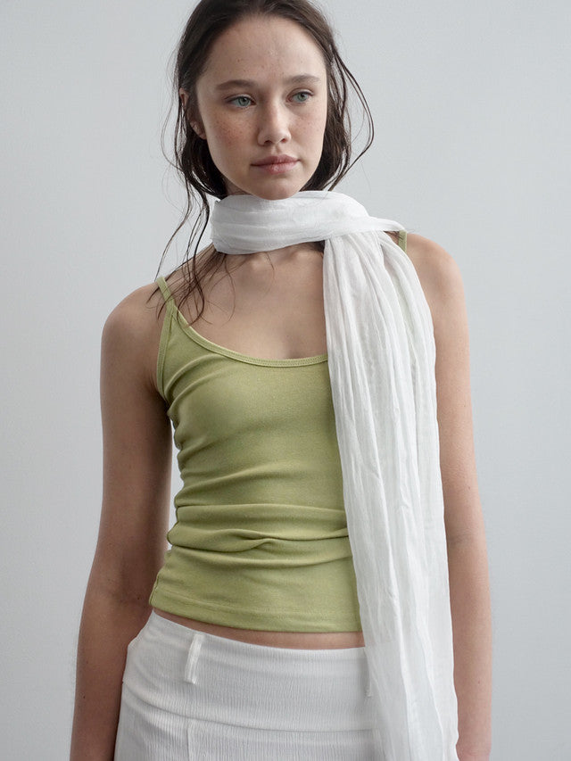 [ 店主推薦 Pre-order ] Autumn Made 莫代爾棉質U領背心 Caesar U-Neck Sleeveless