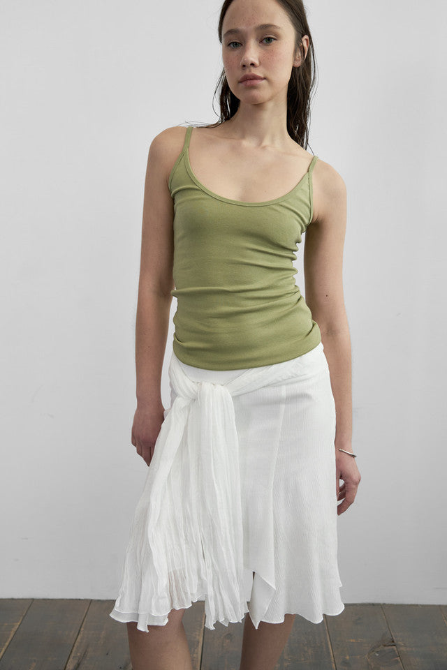 [ 店主推薦 Pre-order ] Autumn Made 莫代爾棉質U領背心 Caesar U-Neck Sleeveless