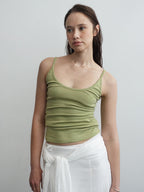 [ 店主推薦 Pre-order ] Autumn Made 莫代爾棉質U領背心 Caesar U-Neck Sleeveless