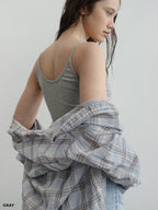 [ 店主推薦 Pre-order ] Autumn Made 莫代爾棉質U領背心 Caesar U-Neck Sleeveless