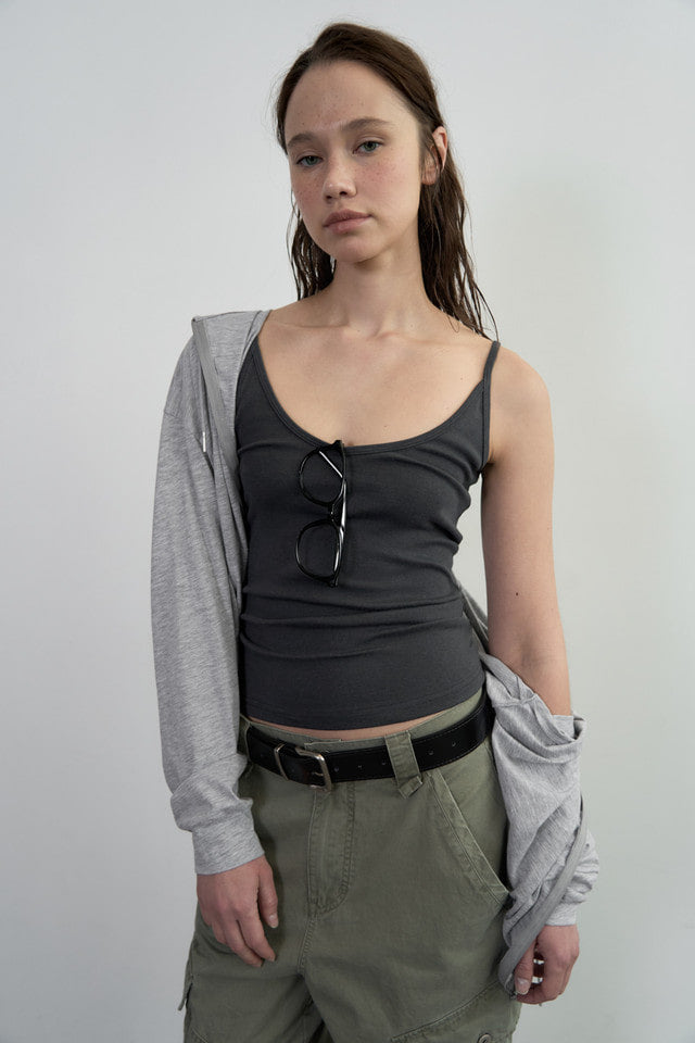 [ 店主推薦 Pre-order ] Autumn Made 莫代爾棉質U領背心 Caesar U-Neck Sleeveless