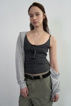 [ 店主推薦 Pre-order ] Autumn Made 莫代爾棉質U領背心 Caesar U-Neck Sleeveless