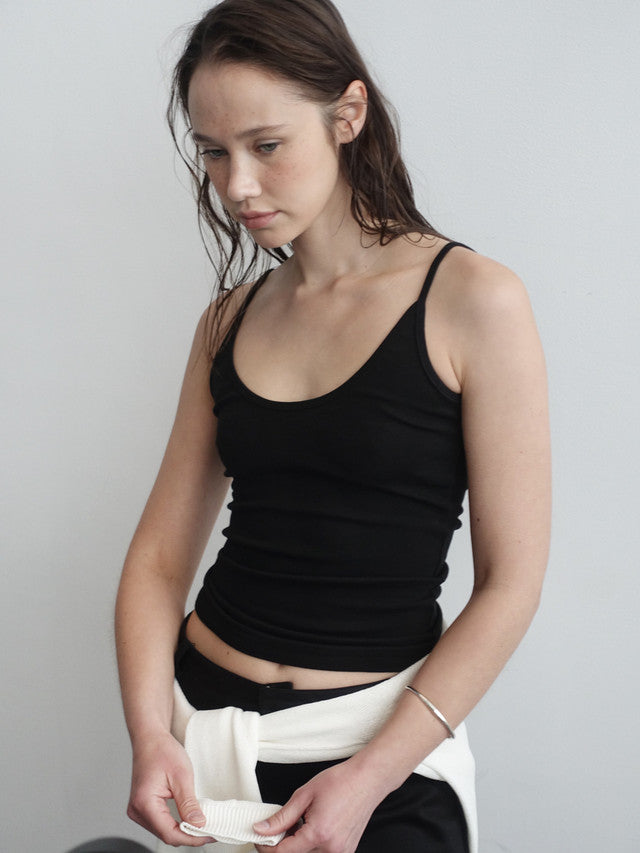 [ 店主推薦 Pre-order ] Autumn Made 莫代爾棉質U領背心 Caesar U-Neck Sleeveless