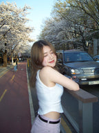 [ 現貨 ] CURRENT Symbol Ribbed Sleeveless