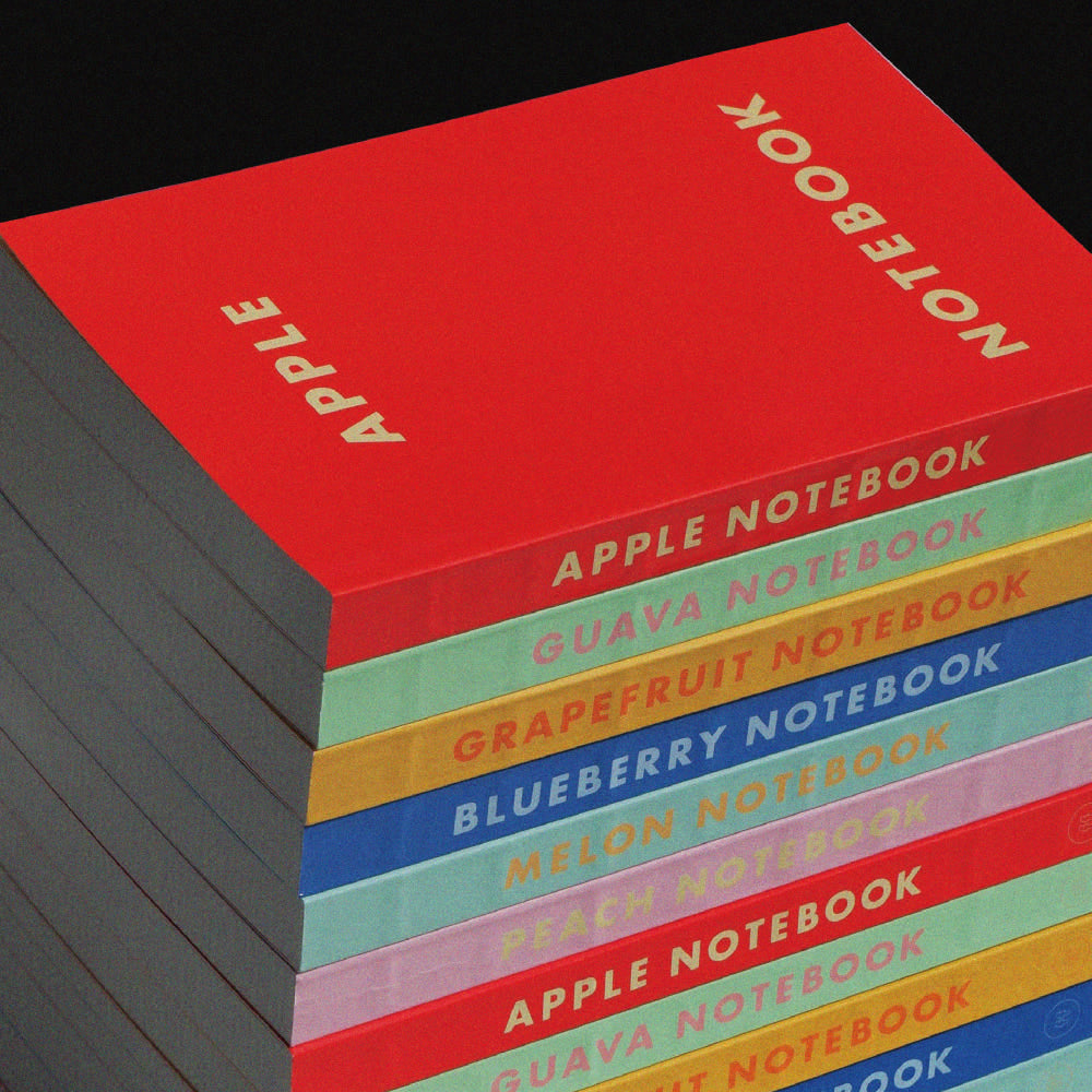 [ Pre-order ] 🇰🇷韓國製造 Fruit Notebook 100g ( 可180平鋪寫字 )