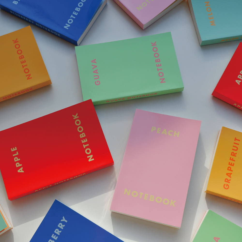 [ Pre-order ] 🇰🇷韓國製造 Fruit Notebook 100g ( 可180平鋪寫字 )