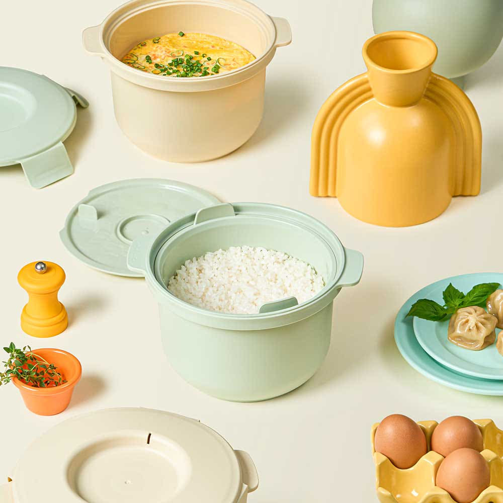 [ 店主推薦 Pre-order ] 🇰🇷製造 CALO BOWL 12分鐘微波減糖飯煲 ( 減卡45.4% )