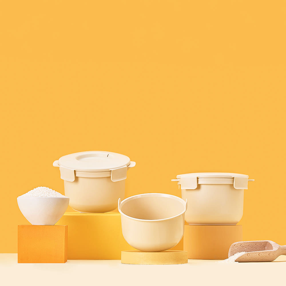 [ 店主推薦 Pre-order ] 🇰🇷製造 CALO BOWL 12分鐘微波減糖飯煲 ( 減卡45.4% )