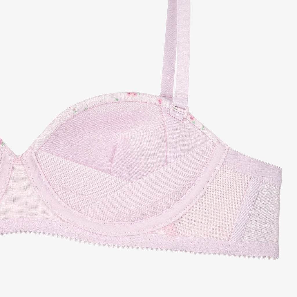 [ Pre-order ] Pony Bell Half Cup Bra & Panty Set
