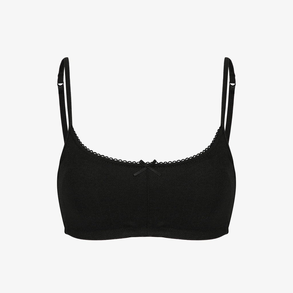 [ Pre-order ] Pony Bell Scoop Neck Bra & Panty Set