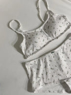 [ Pre-order ] Pony Bell Scoop Neck Bra & Panty Set
