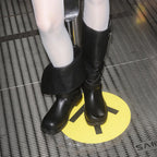 [ Pre-order ] Raven Foldable Buckle Boots