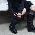 ‎[ Pre-order ‎] Raven Foldable Thigh-high Boots