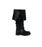 ‎[ Pre-order ‎] Raven Foldable Thigh-high Boots