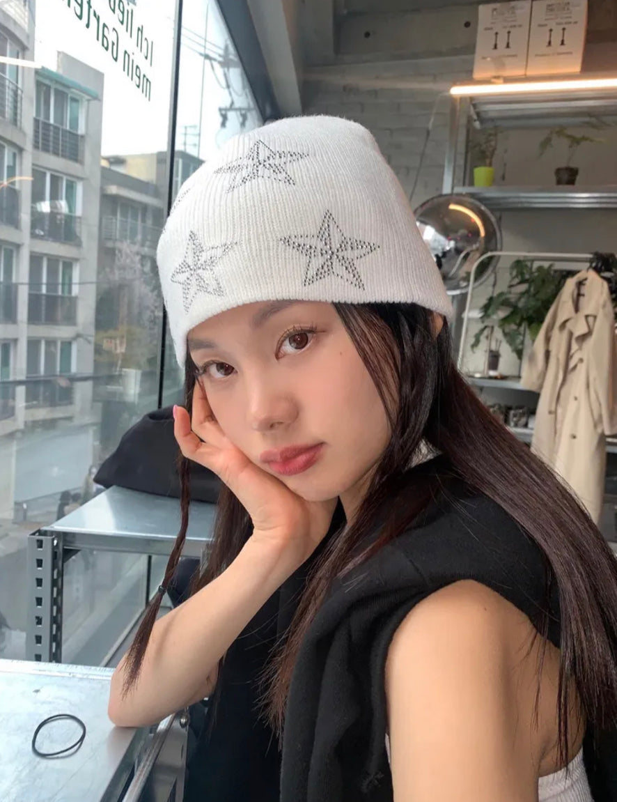 [ Pre-order ] Star Crystal Cubic Beanie