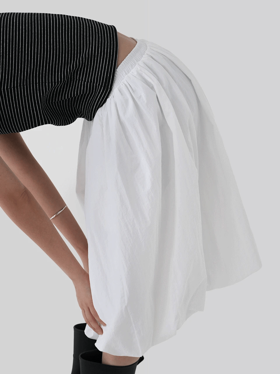 Pumpkin Nylon Skirt