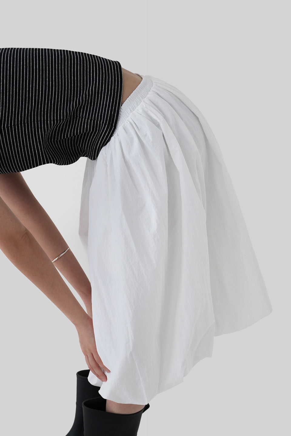 Pumpkin Nylon Skirt