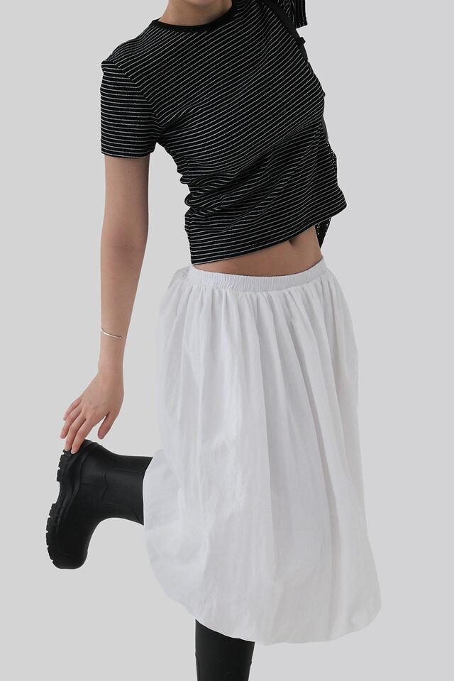 Pumpkin Nylon Skirt