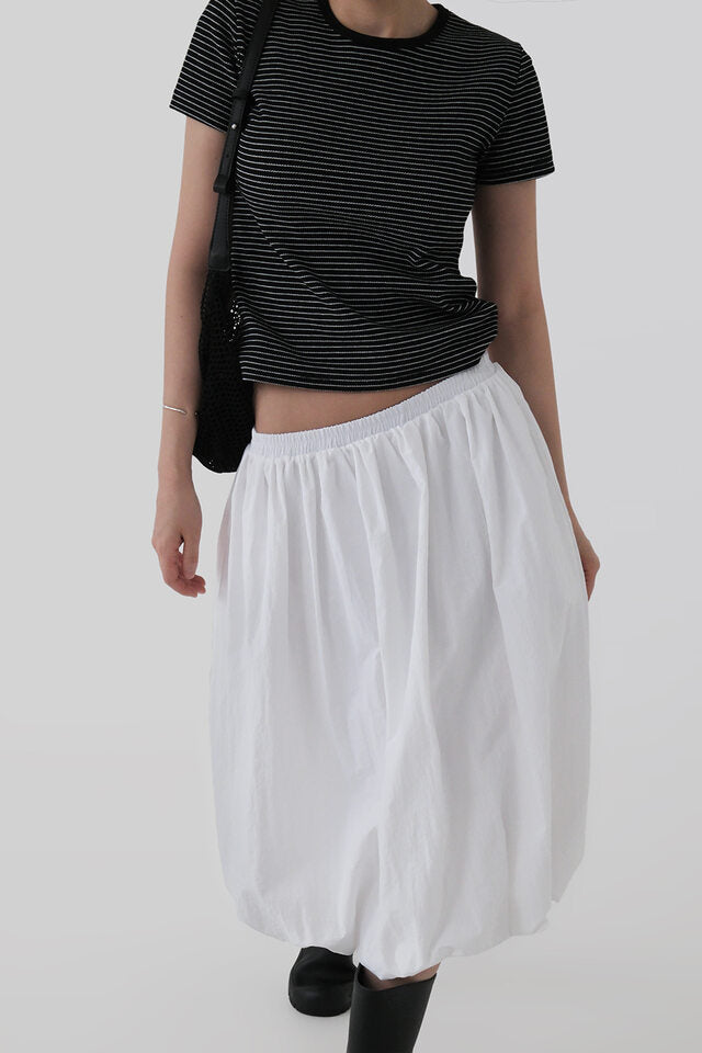 Pumpkin Nylon Skirt