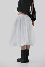 Pumpkin Nylon Skirt