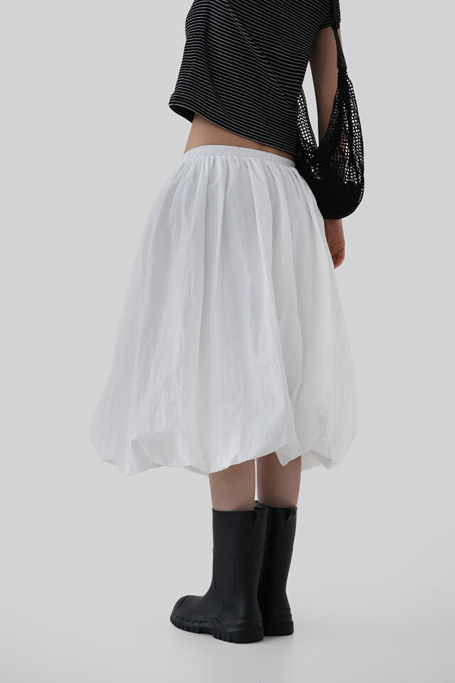 Pumpkin Nylon Skirt