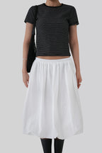 Pumpkin Nylon Skirt