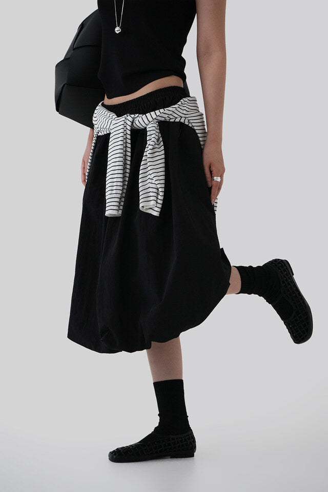 Pumpkin Nylon Skirt