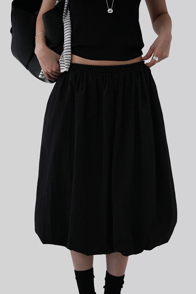 Pumpkin Nylon Skirt