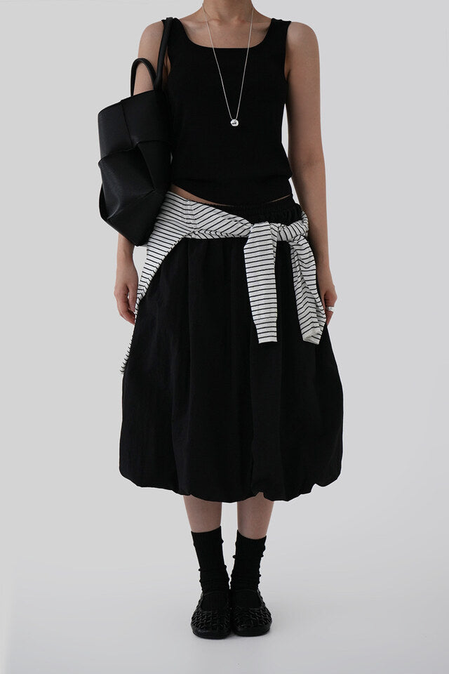 Pumpkin Nylon Skirt