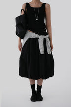 Pumpkin Nylon Skirt