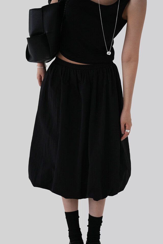 Pumpkin Nylon Skirt