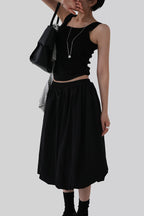 Pumpkin Nylon Skirt