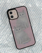 [ Pre-order ] Blue Eyes Cat Phone Case