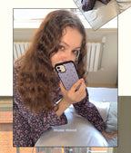 [ Pre-order ] Purple Heart Flower Phone Case