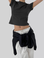 [ 店主推薦 - 來港中 ] Autumn Made Line T-shirt