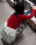 [ Pre-order ] Freaky Stud Leather Messenger Bag