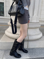 [ KR0335 ] Bite me mid waist skort