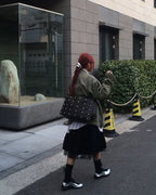 [ Pre-order ] Freaky Stud Leather Messenger Bag