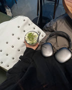 [ Pre-order ] Freaky Stud Leather Messenger Bag