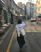 [ Pre-order ] Freaky Stud Leather Messenger Bag