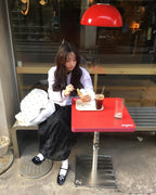 [ Pre-order ] Freaky Stud Leather Messenger Bag